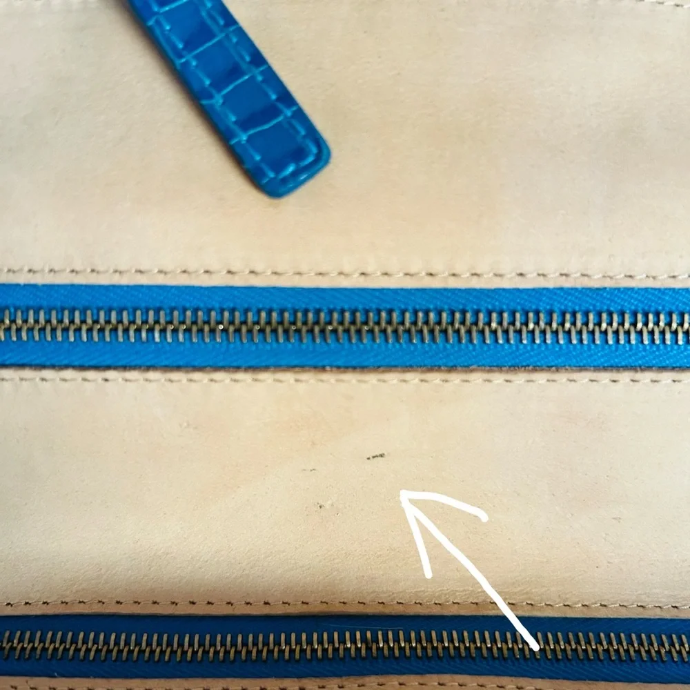 Smythson Turquoise Croc Embossed Jewelry Roll Travel Pouch Case Folio Clutch - Picture 9 of 10